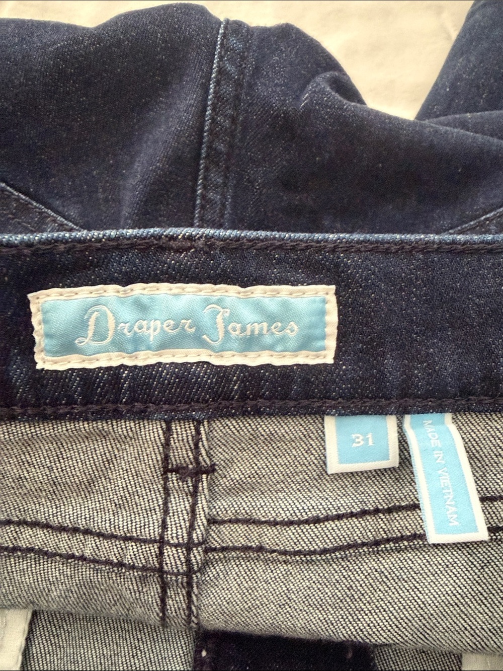 Draper James Men's Dark Indigo Slim Jeans